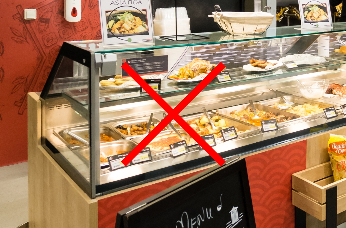 Heated display cases: lighting