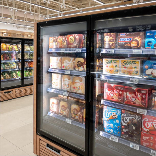 Expositores alimentares para congelados FUTURO 2 Expositores alimentares para congelados FUTURO 2