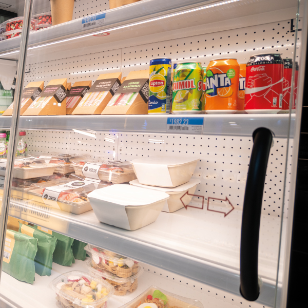 Portas frontais deslizantes para expositores alimentares Portas frontais deslizantes para expositores alimentares